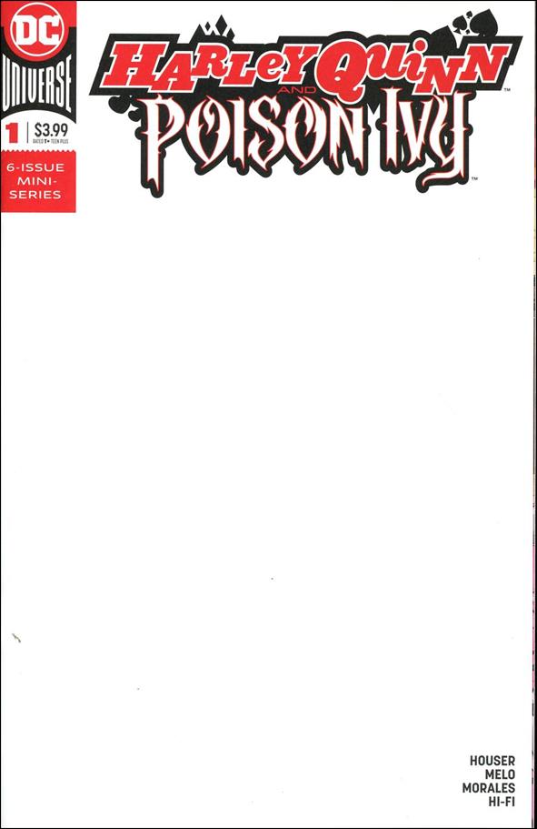 Harley Quinn and Poison Ivy issue 1-D Blank/Sketch Cover