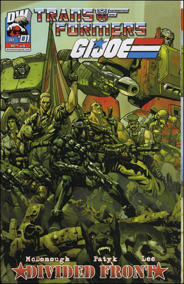 Transformers/G.I. Joe: Divided Front issue 1-C Gatefold Wraparound Autobot/Joes Cover