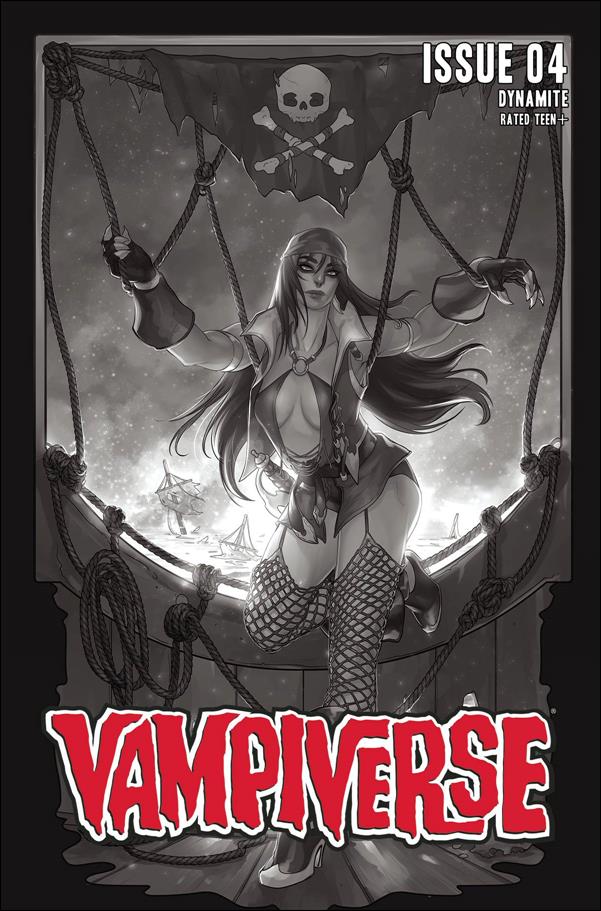 Vampiverse issue 4-M Meghan Hetrick 1:20 Black & White Cover