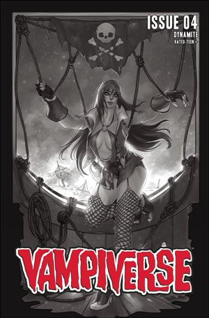 Vampiverse issue 4-M Meghan Hetrick 1:20 Black & White Cover