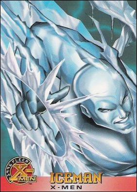 1996 Fleer X-Men Wal-Mart (Base Set) card 7 Iceman