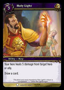 World of Warcraft: Heroes of Azeroth (Base Set) card 69 Holy Light