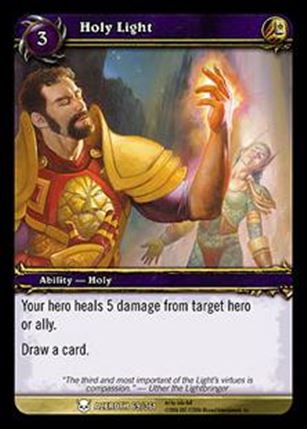 World of Warcraft: Heroes of Azeroth (Base Set) card 69 Holy Light