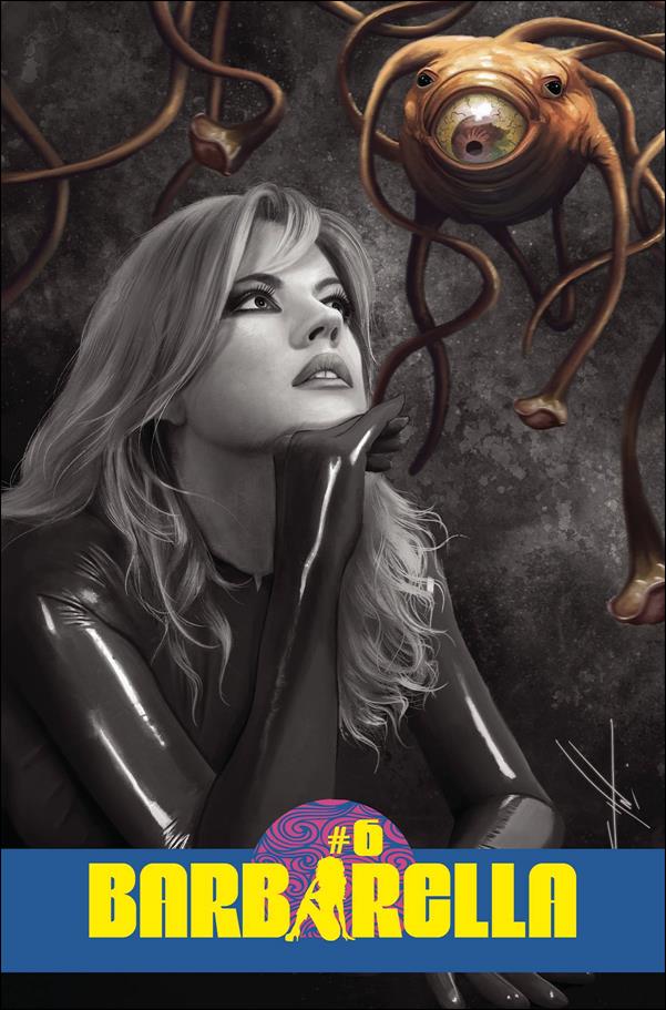 Barbarella (2021) issue 6-M Carla Cohen 1:20 Black & White Cover