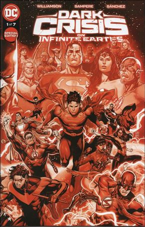 Dark Crisis issue 1-K Daniel Sampere Lunar Dist. 1:Store Cover
