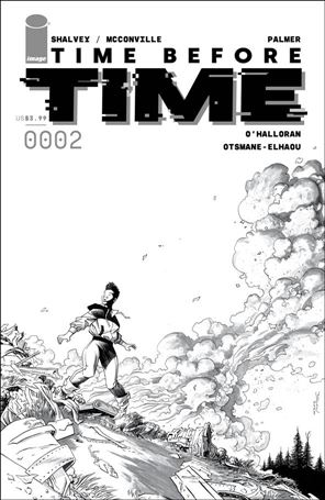 Time Before Time issue 2-D Declan Shalvey 1:10 Black & White Cover