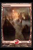 Magic The Gathering: Zendikar (Base Set) card 243 Full Art Land (Mountain)
