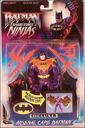 Batman: Knight Force Ninjas figure 1 Arsenal Cape Batman