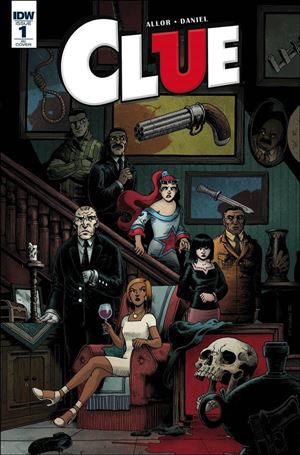 Clue issue 1-D Charles Paul Wilson 1:10 Cover