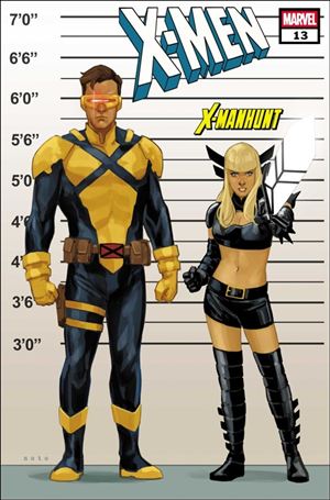 X-Men (2024) issue 13-D Phil Noto X-Manhunt Connecting Cover