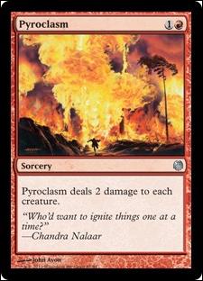 Magic the Gathering: Duel Decks: Heroes vs. Monsters (Base Set) card 63 Pyroclasm