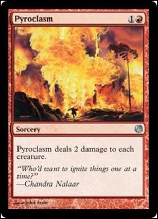 Magic the Gathering: Duel Decks: Heroes vs. Monsters (Base Set) card 63 Pyroclasm