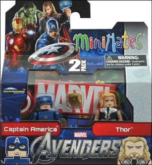 Marvel Minimates figure 130 Captain America and Thor