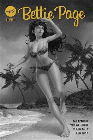 Bettie Page (2020) issue 2-O Jung-Geun Yoon 1:25 B&W Cover