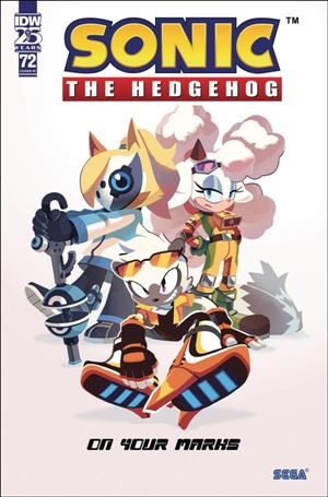 Sonic the Hedgehog (2018) issue 72-C Nathalie Fourdraine 1:10 Cover