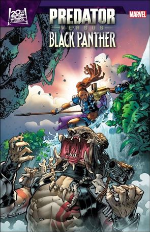 Predator vs. Black Panther issue 3-B Andrei Bressan Cover