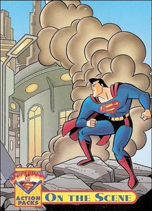 Superman Action Packs (Brainiac Attack Game Base Set) card 8 On the Scene