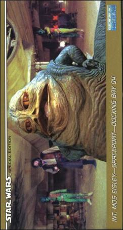 Star Wars Trilogy Special Edition Widevision  (Base Set) card 27 Int. Mos Eisley - Spaceport - Docking Bay 94