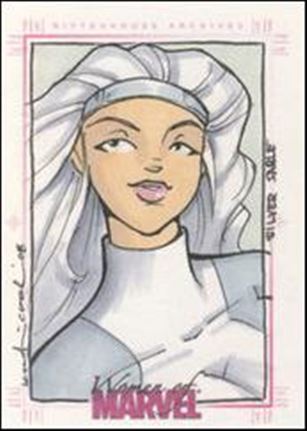 Women of Marvel (SketchaFEX Subset) card KC Katie Cook 1/176
