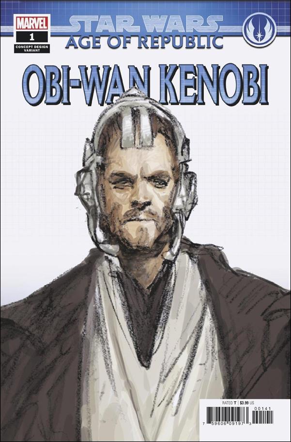 Star Wars: Age of Republic - Obi-Wan Kenobi issue 1-C Iain McCaig Concept Cover