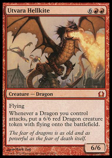 Magic the Gathering: Return to Ravnica (Base Set) card 110 Utvara Hellkite