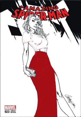 Amazing Spider-Man (2015) issue 23-E J. Scott Campbell ComicXposure Red Cover