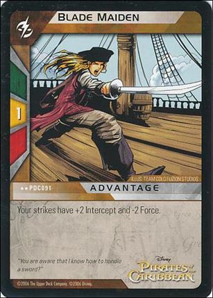 Pirates of the Caribbean - Dead Man's Chest (Base Set) card PDC091 Blade Maiden