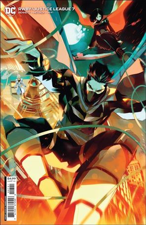RWBY/Justice League issue 7-B Simone Di Meo Cardstock Cover