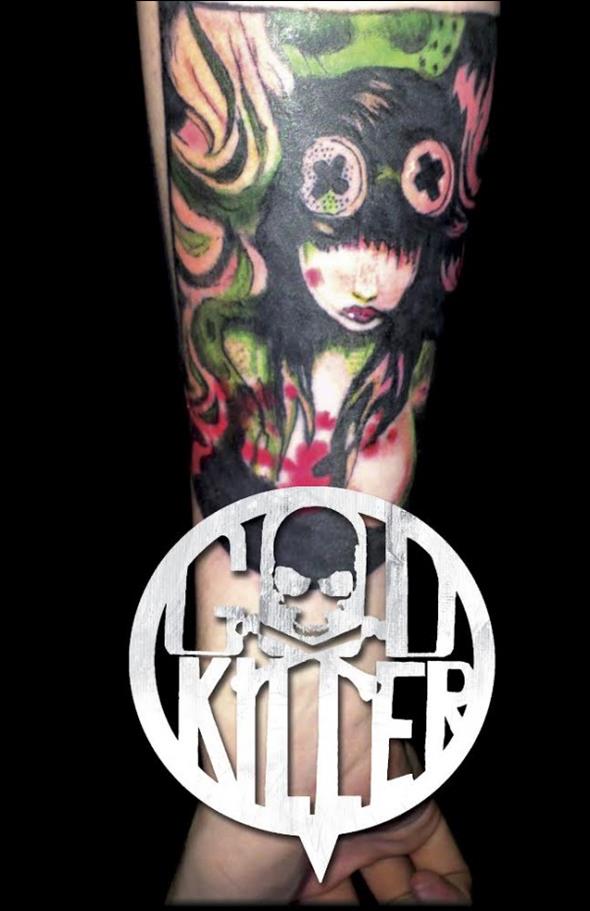 Godkiller: Walk Among Us issue 1-H Arm Tattoo CornerStore / Beach Ball Comics Cover