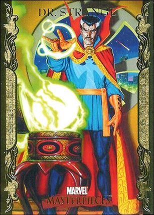 2007 Marvel Masterpieces (Parallel Gold Border Base Set) card 25 Dr. Strange