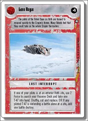 Star Wars: The Empire Strikes Back Introductory Two-Player Game (Base Set) card 6 Lone Rogue