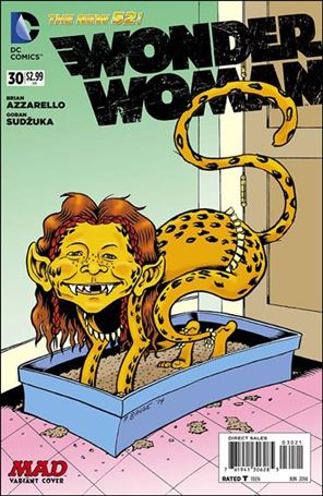 Wonder Woman (2011) issue 30-B Peter Bagge 1:25 MAD Cover
