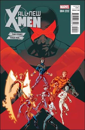 All-New X-Men (2016) issue 4-C Mark Bagley 1:10 The Story Thus Far... Cover