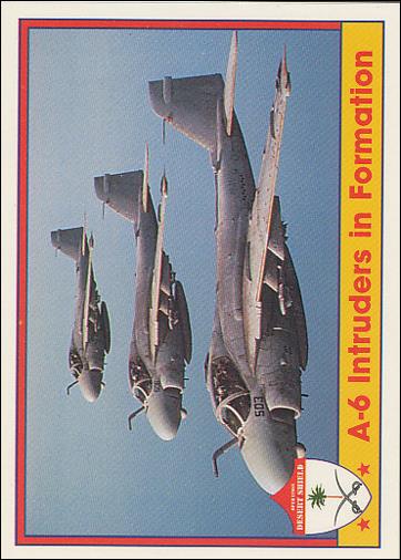 Operation Desert Shield (Base Set) card 94 A-6 Intruders in Formation