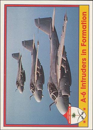 Operation Desert Shield (Base Set) card 94 A-6 Intruders in Formation