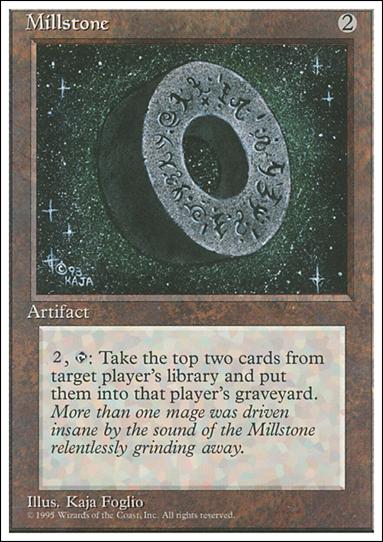 Magic the Gathering: 4th Edition (Base Set) card 336 Millstone