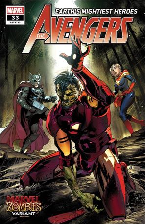 Avengers (2018/07) issue 33-C Ryan Benjamin Marvel Zombies Cover