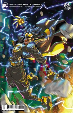 Static: Shadows of Dakota issue 4-B Marcus Williams Cardstock Cover