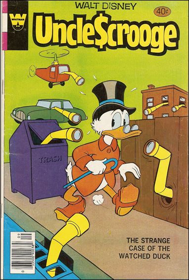 Walt Disney's Uncle Scrooge issue 168-B Whitman Cover