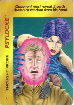Marvel OverPower (Base Set) card nn169 Psylocke: Thought Probe