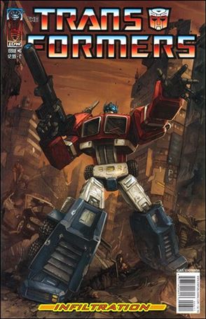 Transformers: Infiltration issue 6-C  Klaus Scherwinski Cover