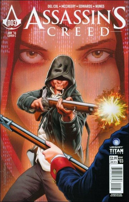 Assassin's Creed issue 3-C Joe Corroney Cover