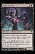 Magic the Gathering: New Phyrexia card 52 Blind Zealot