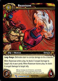 World of Warcraft: March of the Legion (Base Set) card 250 Razorsaw