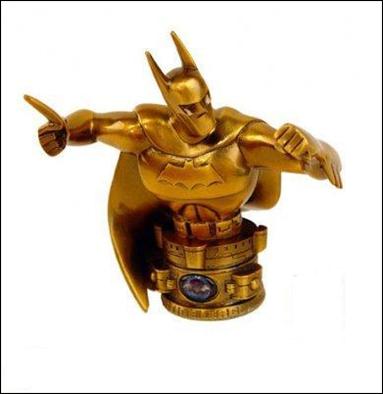Justice League Bust Paperweights item 2-B Batman (2006 SDCC Bronze)