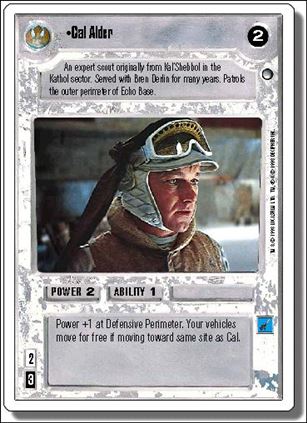 Star Wars: Hoth Revised (Base Set) card 89 Cal Alder