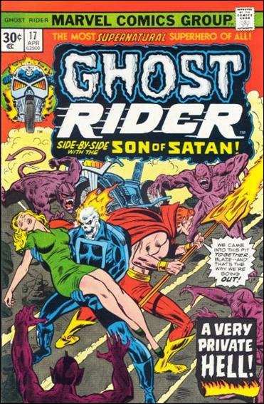 Ghost Rider (1973) issue 17-B 30 Cent Price Cover