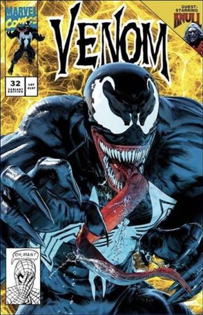 Venom (2018) issue 32-L Mike Mayhew Gold Homage Cover 1/1000