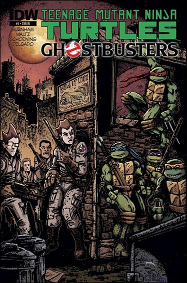 Teenage Mutant Ninja Turtles/Ghostbusters issue 1-C Kevin Eastman 1:10 Cover