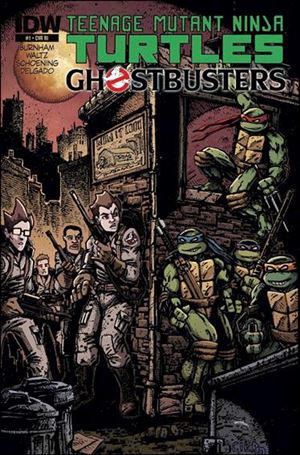 Teenage Mutant Ninja Turtles/Ghostbusters issue 1-C Kevin Eastman 1:10 Cover